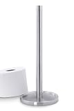 Spare toilet roll holder - stainless steel - Mimo