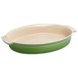 Le Creuset Stoneware 14-Inch Oval Baking Dish, Kiwi by Le Creuset