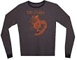THE CLASH - Orange Dragon - Charcoal Longsleeve Thermal Shirt