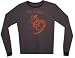 THE CLASH - Orange Dragon - Charcoal Longsleeve Thermal Shirt