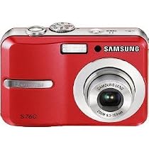 Samsung S760 Red 7.0 Megapixel Digital Camera with 3x Optical Zoom