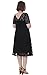 Sapphyra Women's Plus Double V Neck Sheer Sleeve Full Lace Dress Size 1X-5X