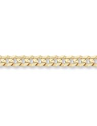 14K Gold 11mm Curb Bracelet
