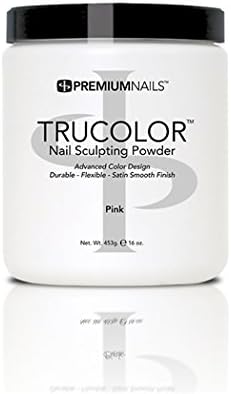 Premium Nail Acrylic Nails Trucolorpowder - 16oz/453g - Pink
