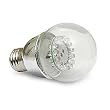30 LED E26 Bulb, Clear Housing, Warm White