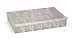 Compartment Box, Clear, 2-13/16"H x 8-3/4"L x 13"W, 1EA