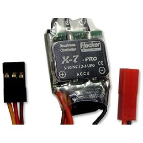 Hacker X-7 Pro Brushless Motor Speed Controller ESC 7A from Electronic Speed Controls Airplane