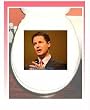 NICK CLEGG COTTON TOILET SEAT COVER
