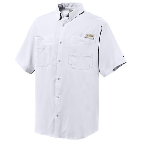 Columbia Sportswear Tamiami II Short Sleeve Shirt, Small, White