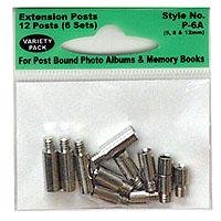 Pioneer Extra Extension Posts for all Post Bound Albums, Variety Pack.