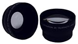 Digital Concepts-55MM Telephoto/Wide Angle Lens Set (Black)