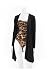 Apparel : Handkerchief Hem Oversize Cardigan from Chi by Falchi for Shape fx