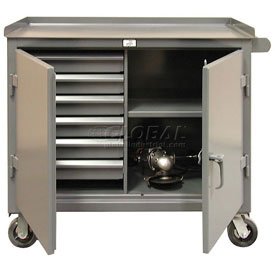 Six-Drawer Mobile Tool Cart