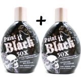 Paint It Black 50X Auto-Darkening Tanning Lotion 13.5oz - 2PACK