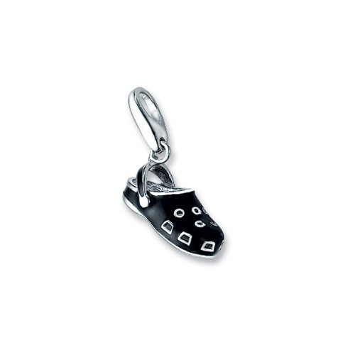 Giorgio Martello Damen-Anh&auml;nger Silber Clog schwarz 809-811109 Preisvergleich