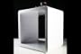 Space Age Lounge Cube MDF White quadratisch wei� hochglanz by KARE