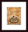 Art Poster Wood Framed Print - Cacao Chocolat - Artist: Valorie Wenk- Poster Size: 8 X 10
