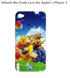 Winnie the Pooh, Tigger, Eeyore, Piglets iPhone 4/4S Back Protector Hard Case (package included)