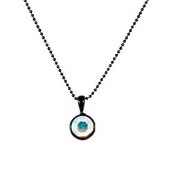 Necklace - N176 - Swarovski (tm) Crystal Drop (10mm / 3/8") ~ Clear AB (Irridescent)