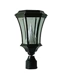 IMAGE OF Gamasonic GS-94F LED Solar 19th Century Historic Lamp with 3-Inch Post Fitter, Black
