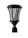 Gamasonic GS-94F Victorian-Style Solar-Powered LED Lamp, Black