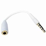 3.5MM White Iphone Headset Adapter