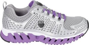 K-Swiss Blade-Max Endure Shoes - Womens - stngry/slv/deeplvndr, size 6