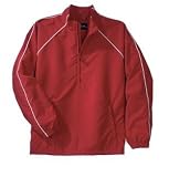 NEW Sport-Tek - Micro-Tek Microfiber Wind Shirt Red-4XL