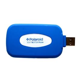 Polaroid Rubberized High Speed 72 In 1 Reader / Writer: Electronics