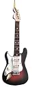 Left Handed Electric Guitar Music Christmas Ornament/ Miniature