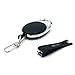SAMS FISHING Pin on Reel & Combo Line Nipper Cutter Braid Snips - Fly Fishing Zinger & Line Nippers With Knot Tying Eye Cleaner Fast Tie Combo Tool (A163)