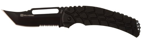 United Cutlery UC2870S Willumsen Urban Tactical Blondie Serrated Folding Knife, Black