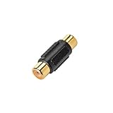 Female to Female Gold RCA Coupler Joiner Adapter Pack of 10