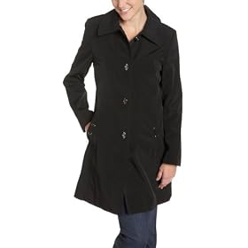 AK Anne Klein Ladies Single Breasted Belted Walker Coat by AK Anne Klein
