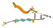 Hot Wheels - W2105 - Circuit de Voiture - Wall Tracks - Piste Rallye