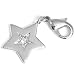 Charms Anh�nger f�r Bettelarmband Stern mit Strass
