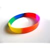 Rainbow pride colors wristband rainbow pride bracelet no text