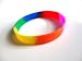 Rainbow pride colors wristband rainbow pride bracelet no text