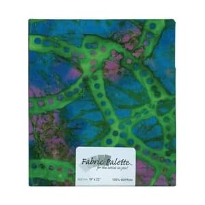 Novelty & Quilt Fabric Pre-Cut 100% Cotton 21" Wide 1/4yd-Green Batik