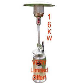 16KW Stainless Steel Patio Heater - 2012 Model