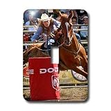 Horse - Barrel Racing - Light Switch Covers - single toggle switch
