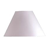 Laura Ashley SBE01907 Charlotte 7.5 in. Wide Clip On Chandelier Lamp Shade, White Silk Fabric, B8915