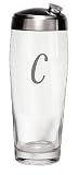 Culver Inc., Monogram C Glass Martini Shaker