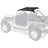 Bestop 52508-01 Black Crush Traditional Bikini Top for 76-91 CJ7, CJ8 and Wrangler YJ