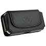 Horizontal Leather Pouch For Palm Centro or LG Rumor LX260/LX-260 Cell Phone Case Cover with Belt Clip Magnetic Closing