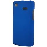Crystal Hard BLUE RUBBERIZED Snap on Faceplate Cover Case for SAMSUNG I897  ....
