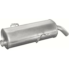 Auspuff Endschalld�mpfer Endtopf f�r PEUGEOT 206 1.4 KAT HATCHBACK 2000-3.2003 1360ccm 75PS 55kW