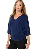 MICHAEL Michael Kors Kimono-Sleeve V-Neck Top
