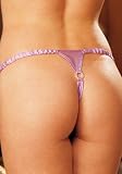 Shirley of Hollywood THONG SILK&CHIFFON 30080