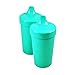 Re-Play Spill Proof Cups, Aqua, 2-Count